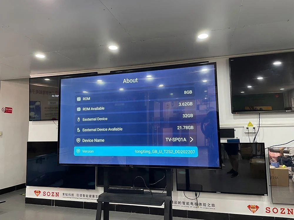 television 4k smart tv 100 inch With tempered glass 110 inch tv Android 11.0 interactive smart tv 85 inch original