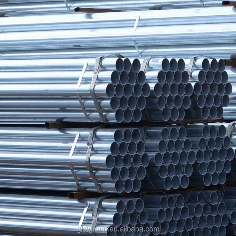 Hot Dip Galvanized Pipe Tube/ Pipe Wholesale Q235A/ASTM Gr.d Galvanized Carbon Steel 4 Inches GB Round Galvanized Tube 1 Ton