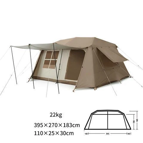 New Manufacturer Unique House Tent Outdoor Camping Tent for Party Picnic Camping Tent with Checked Window