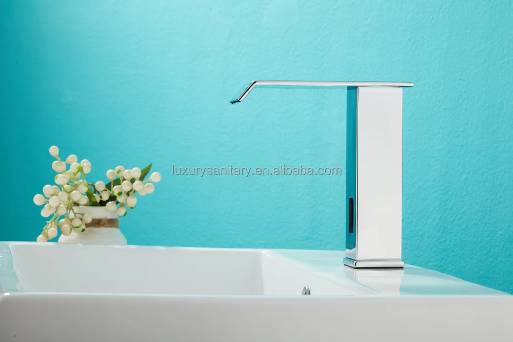 high quality chrome silver color non touch faucet inductive sensor tap automatic faucet