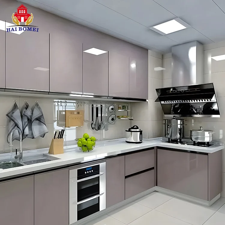 Европейская настенная раковина, акриловые алюминиевые китайские алюминиевые foshan pvc, готовые к сборке комплектации кухонные шкафы