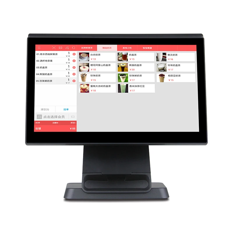 OCOM POS-1516 15.6 Inch  Touch Screen  POS Terminal  For Supermarket