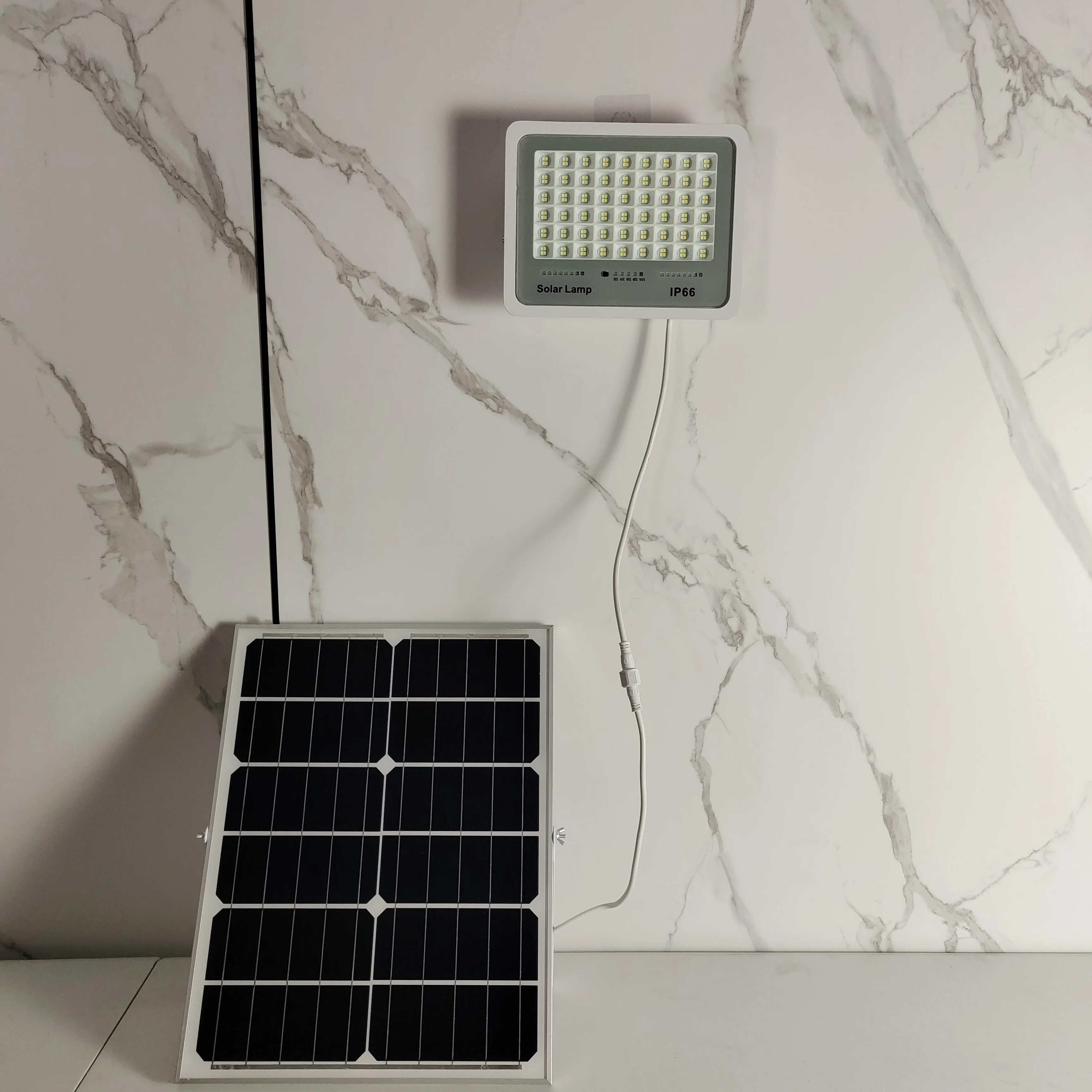 Solar Integrated Wall Light Outdoor All-in-One Solar Lamp with Remote Control with Radar Motion Sensor Built in for Garden light