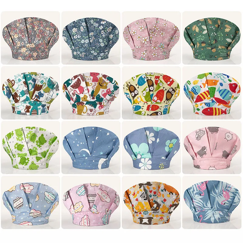 Nursing Working Surgical Scrub Cotton Medical Nurse Operating Room Caps