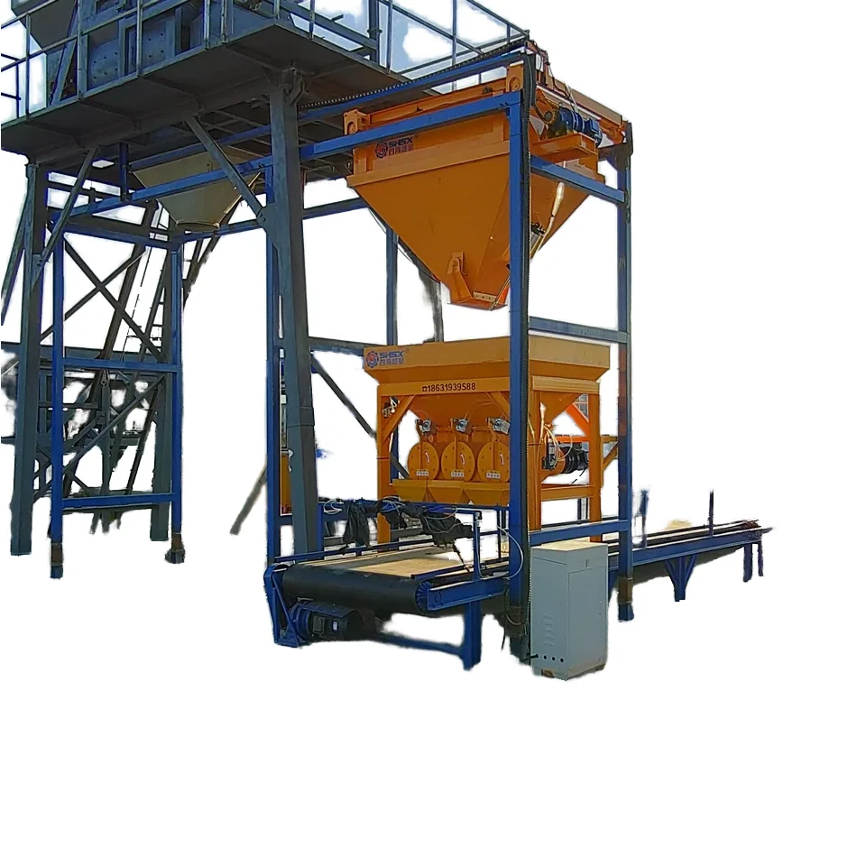 High Performance Pre-Cast Concrete Distributing Machine Building Three Spiral Components Construction Works New Steel PLC Engine