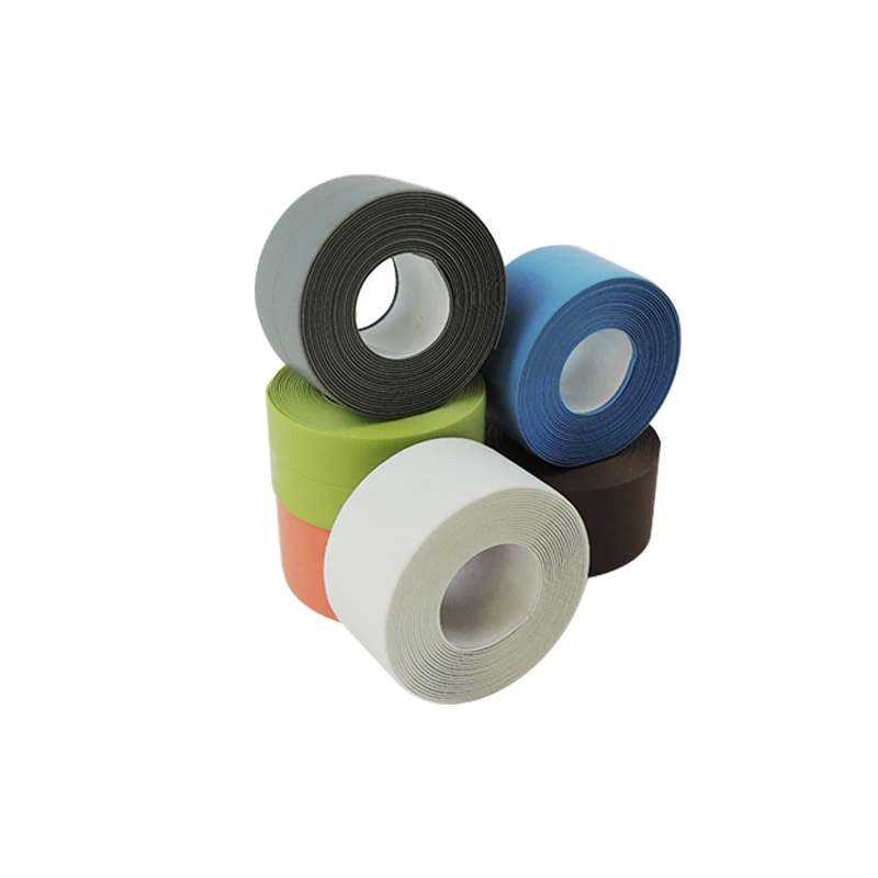 Hot sales caulk strip adhesive tape seam caulk strip tape adhesive pvc sealing repair tape for  bathroom