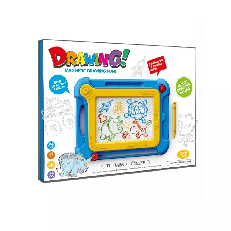Educational toys graffiti color DIY magnetic writing erasable magnetic drawing boards for kids preschool