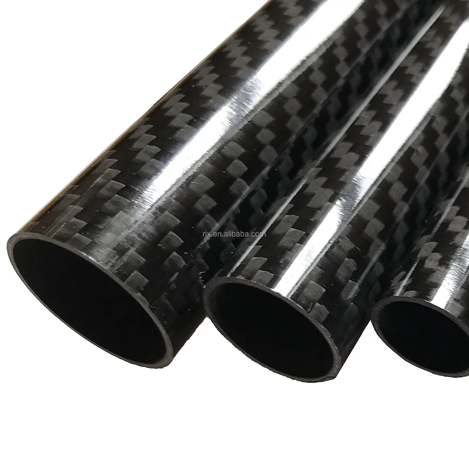 High Quality 3K Twill Plain Weave Oval Carbon Fiber Tubes Pipe Rod Pole Boom Round