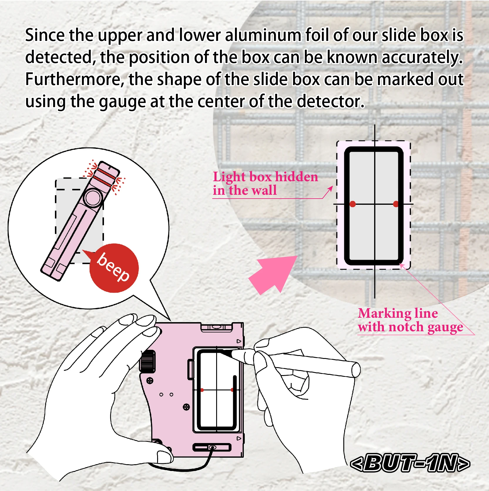 
Japanese BUT1N new professional price metal detector with carrying case. Can be buy from one 