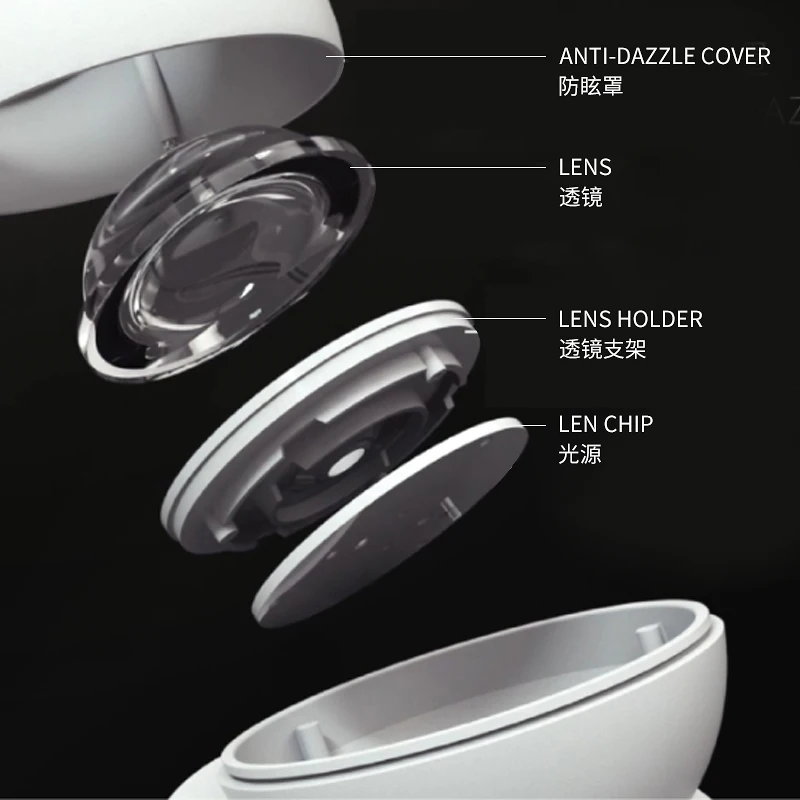 High Transmittance plastic PMMA lenses plano-convex lens spherical lenses optical for Wall lamp lens dia 16 28 35 60 65mm