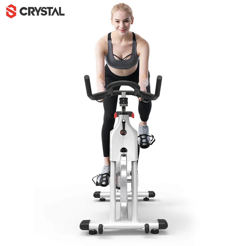 SJ-X5 Gym Equipment Fitness Cardio Training Crystal Spin Bike Magnetic Spinning Bike for Home