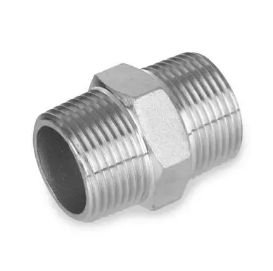 Stainless Steel Hexagonal Equal Nipple Pipe Fittings