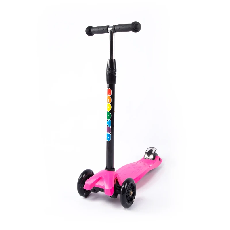 Hot Sale Scooter Factory Price Adjustable Height Light-Up 3 PU Wheels Kids Scooter For Girls Boys