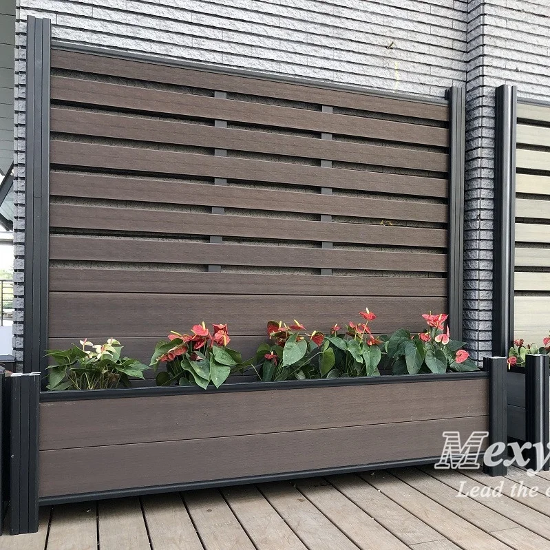 Supplying Recyclable WPC plastic garden fence