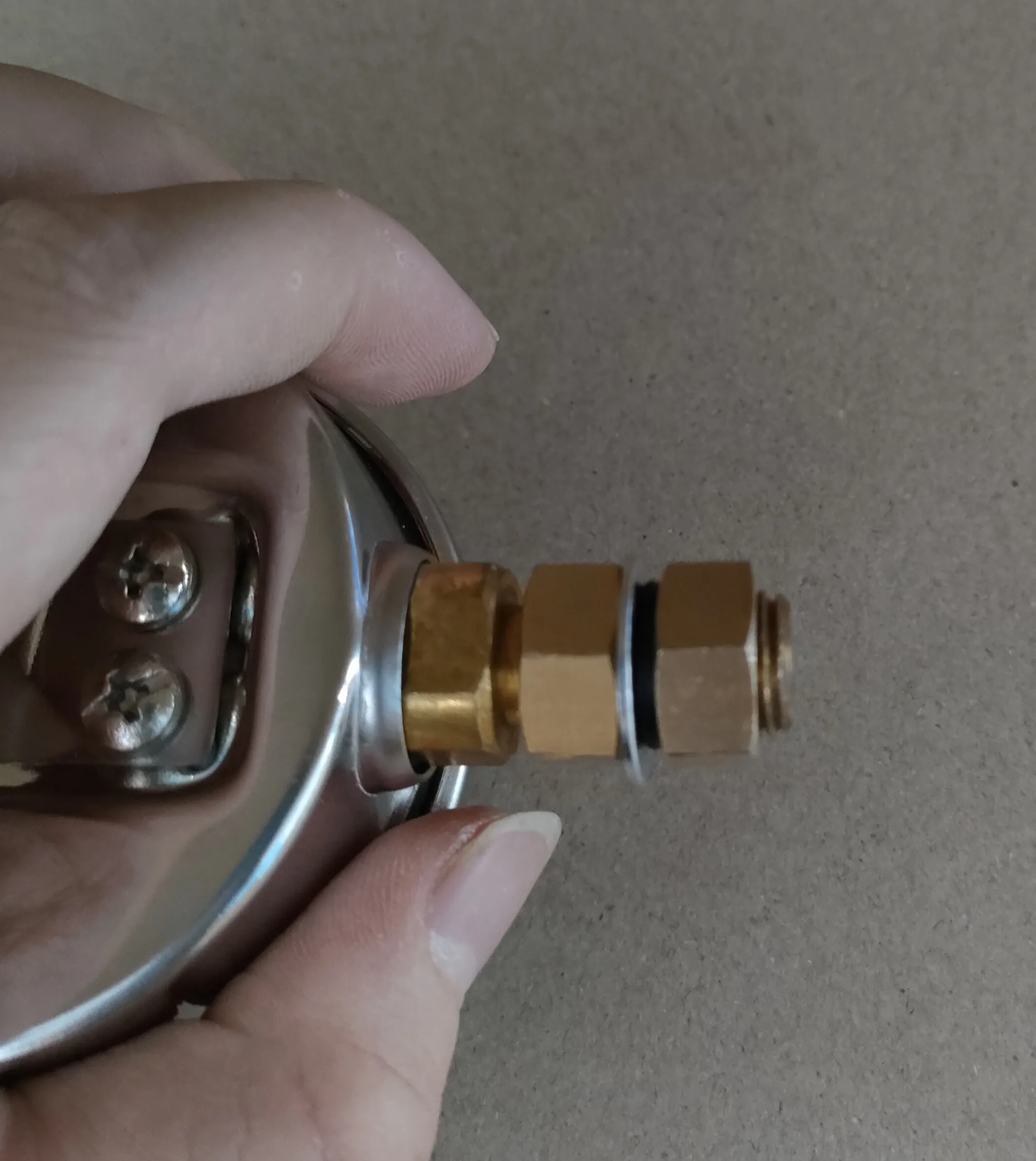 New Design 63mm 0-3000psi SAE 304 stainless steel case oil pressure gauge