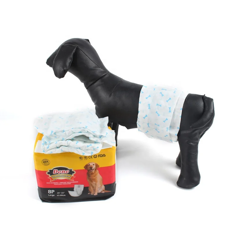 Dono disposable pet diaper leak proof high absorption male
