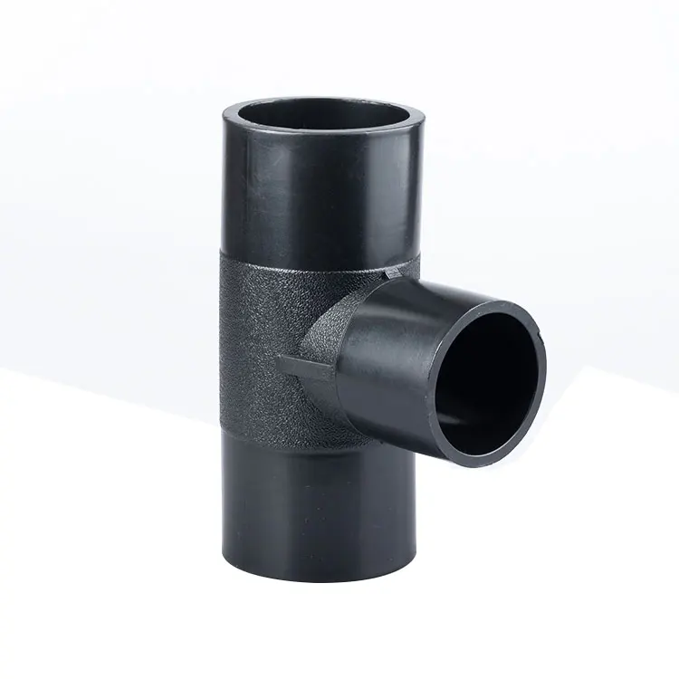 hdpe fittings cross pipe tee joints for pipe connection