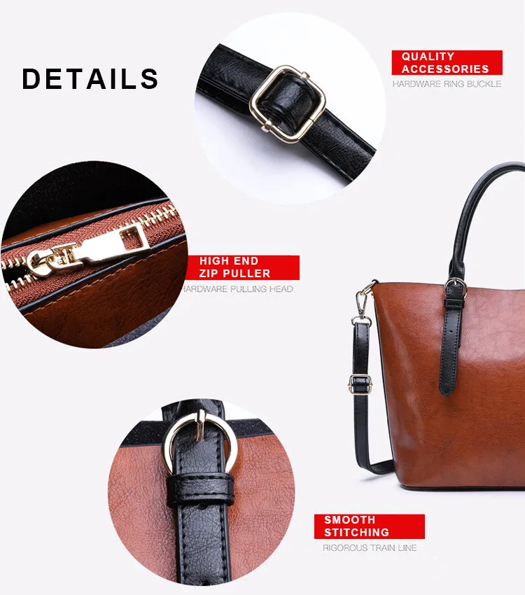  ZB477 Big Capacity Pu vegan pu brown large leather tote bags 2021 North America hot selling women hand luxury famous