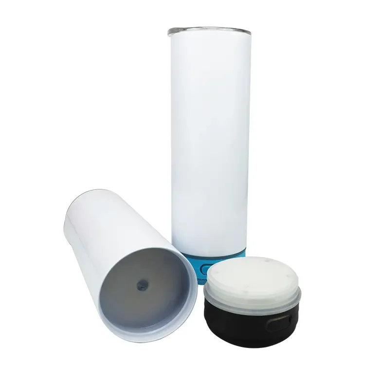 20oz Bluetooth Tumble Stainless Steel insulated Tumbler With   Double Wall ,Smart Tumbler With speaker