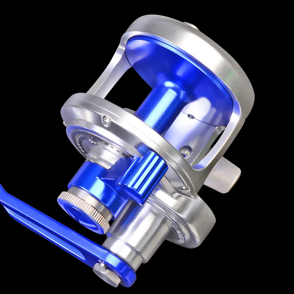 Full Metal DBW 300 High Speed Gear ratio 6.0.1 12BB Drag Big Game Drum Trolling Reels for Sea Fishing