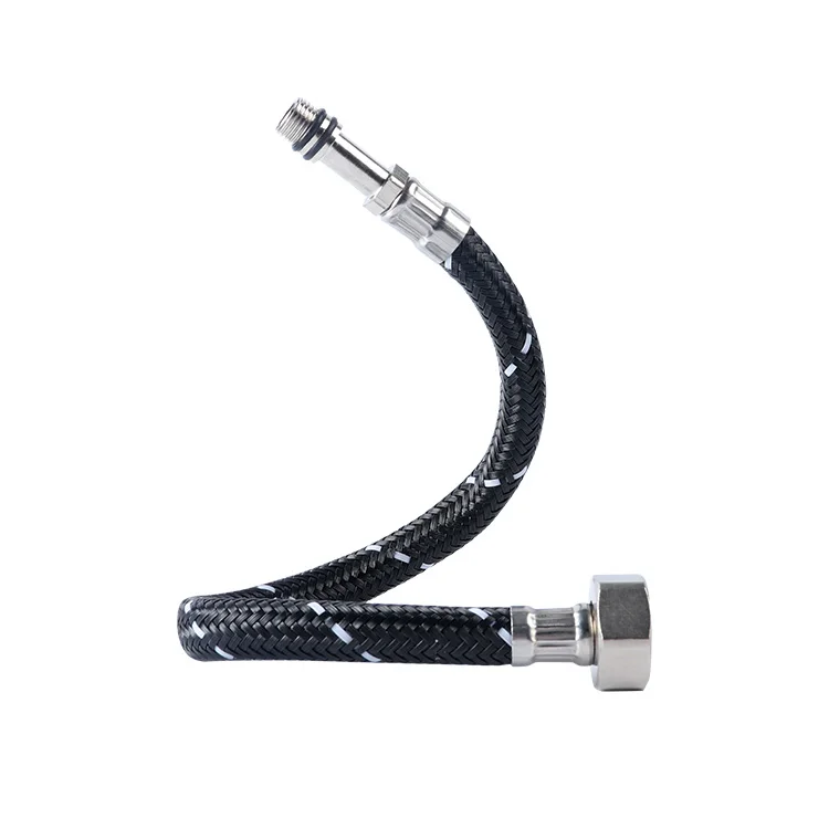 Best Selling Nylon Braided Hose Manufacturer 304 SS Braided Shower Plumbing Hose Pipe
