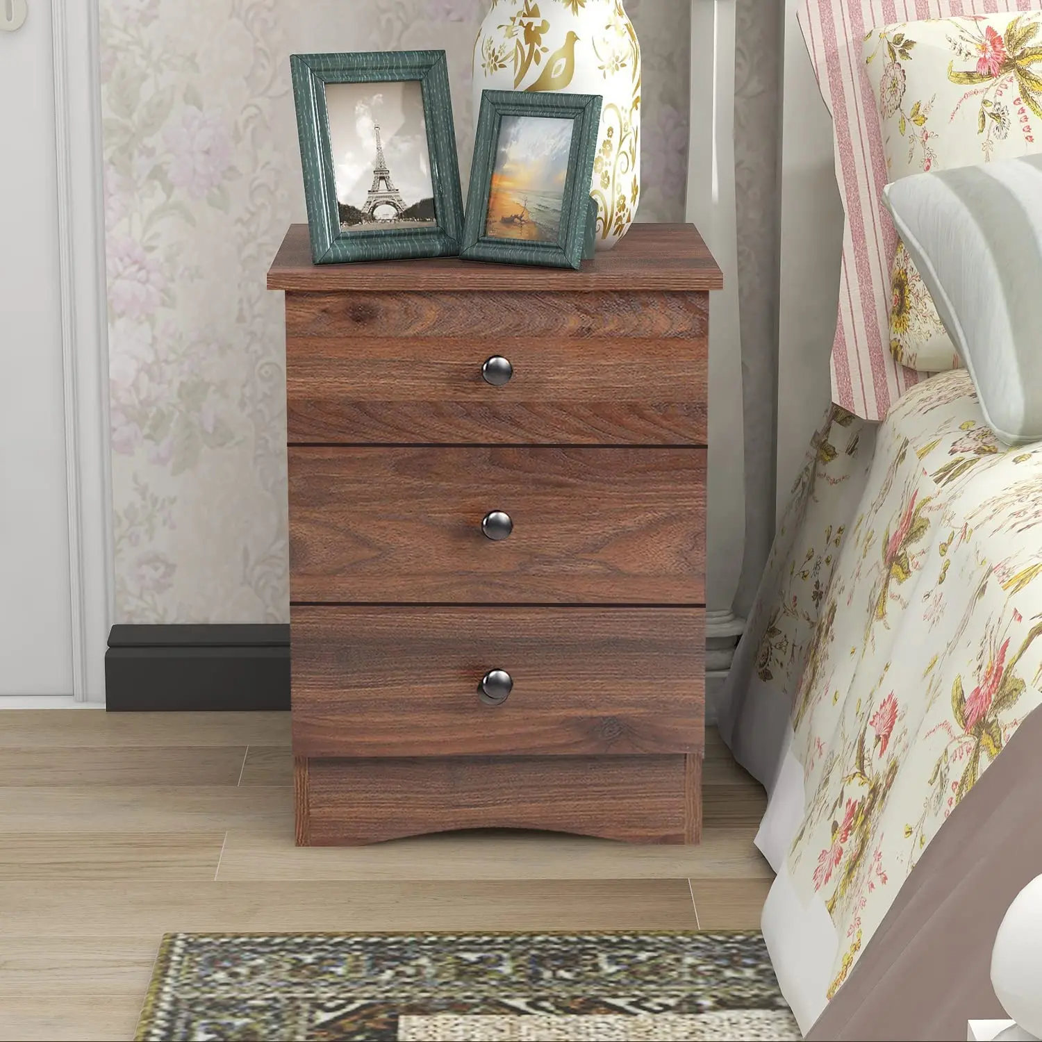 Bedside table nightstand modern bedroom nightstand corner table organizer