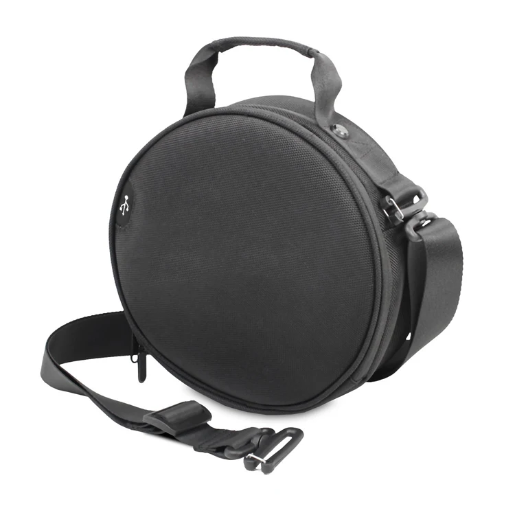 Round Shape Ballistic Nylon Custom Headphone Bag for DJ Headphones