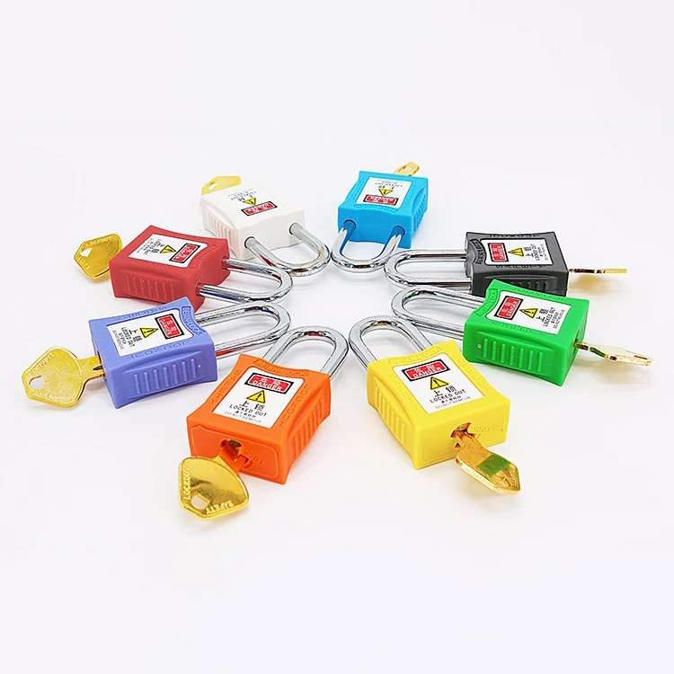 China Manufacturer ABS Safety Lockout Master Key Lock Industrial Safety Padlock
