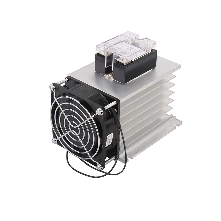 SSR-120VA 120A 380 В 2 Вт твердотельные реле регулятор напряжения с вентилятор радиатора