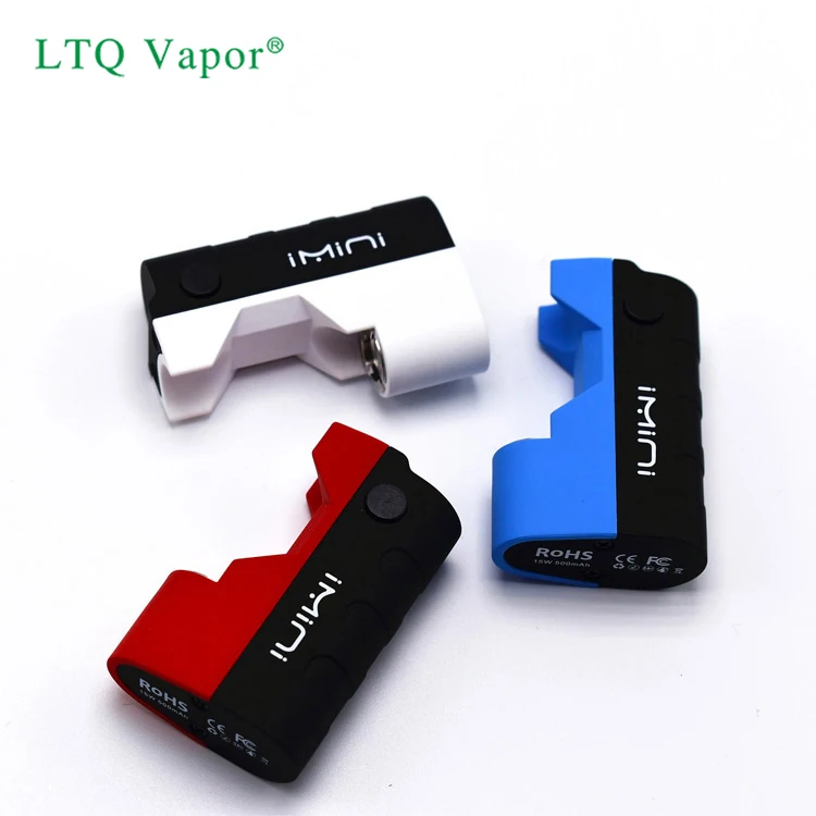  Оптовая продажа подходит для всех картриджей cbd с резьбой 510 usb перезаряжаемая батарея 500 мАч imini V1 вейпа лидер