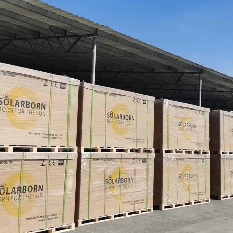 Solarborn 600w PV module 450 550 wp watts price power paneles solares costo solar panels for sale