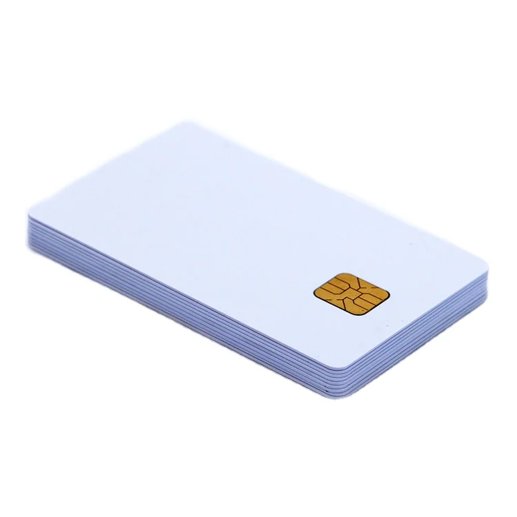  CR80 стандартная CMYK печать SLE4442 чип чистый контакт