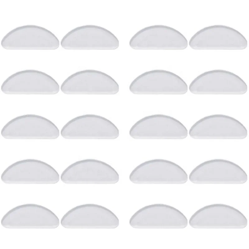 Мягкая прозрачная противоскользящая клейкая Силиконовая накладка на нос для очков, Лидер продаж