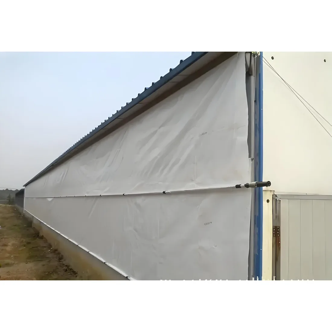 Cheap and Nice Design Poultry House Chicken Farm Side Wall Curtain System with sun protection