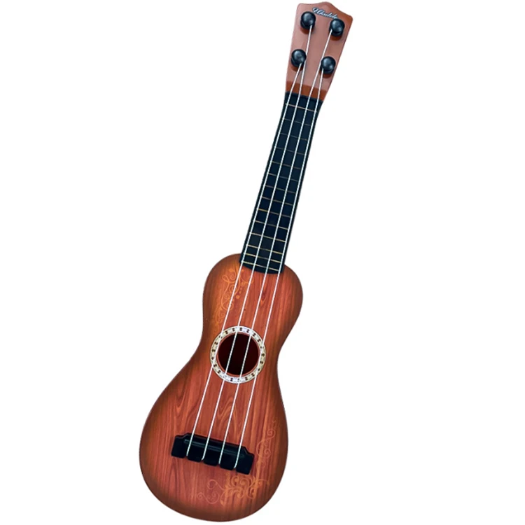 Wholesale Kids Vintage Early Education Musical Instrument Playing Guitar Beginner Boy Girl Toys Mini Ukulele Guita