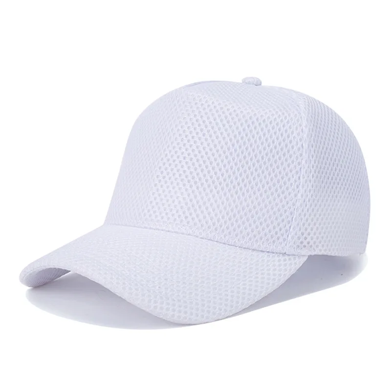 Custom 100% Acrylic Polyester Mesh Fabric Black Sports Hat 5 Panel For Fitted Blank Baseball Cap