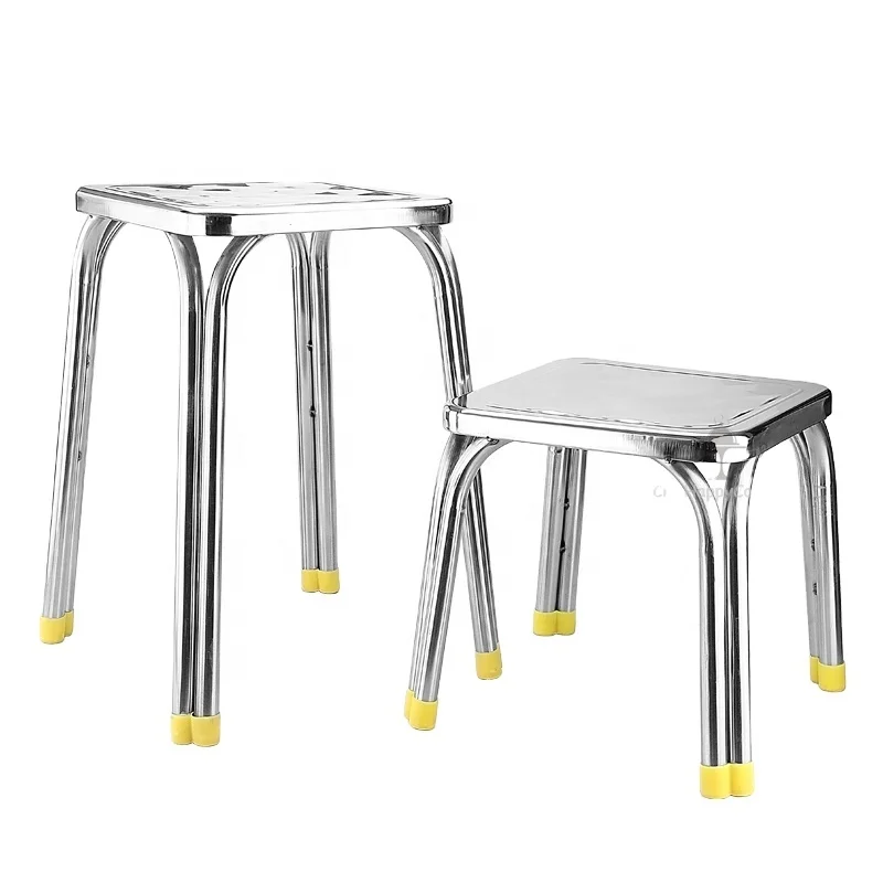 Factory Direct Sale Supported OEM Stainless Steel Dining Chair Outdoor
