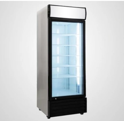 Drink vertical display freezers	upright drink refrigerator for Food & beverage factory  stand up beverage refrigerator