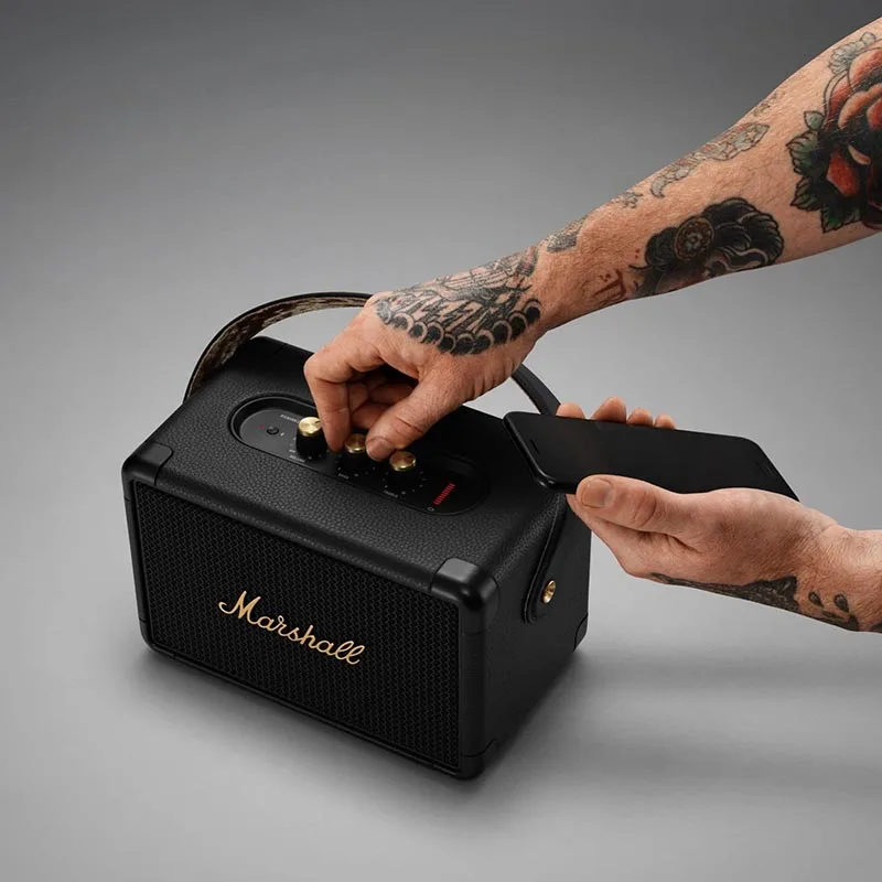 MARSHALL KILBURN II Audio Wireless Audio Outdoor Portable Waterproof Speaker acoustics Black & Brass