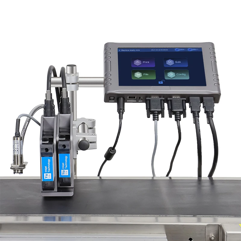 Newest Docod OEM/ODM T260E Affordable Online Tij Industrial Inkjet Printers for plastic pouch paper logos dates printing machine