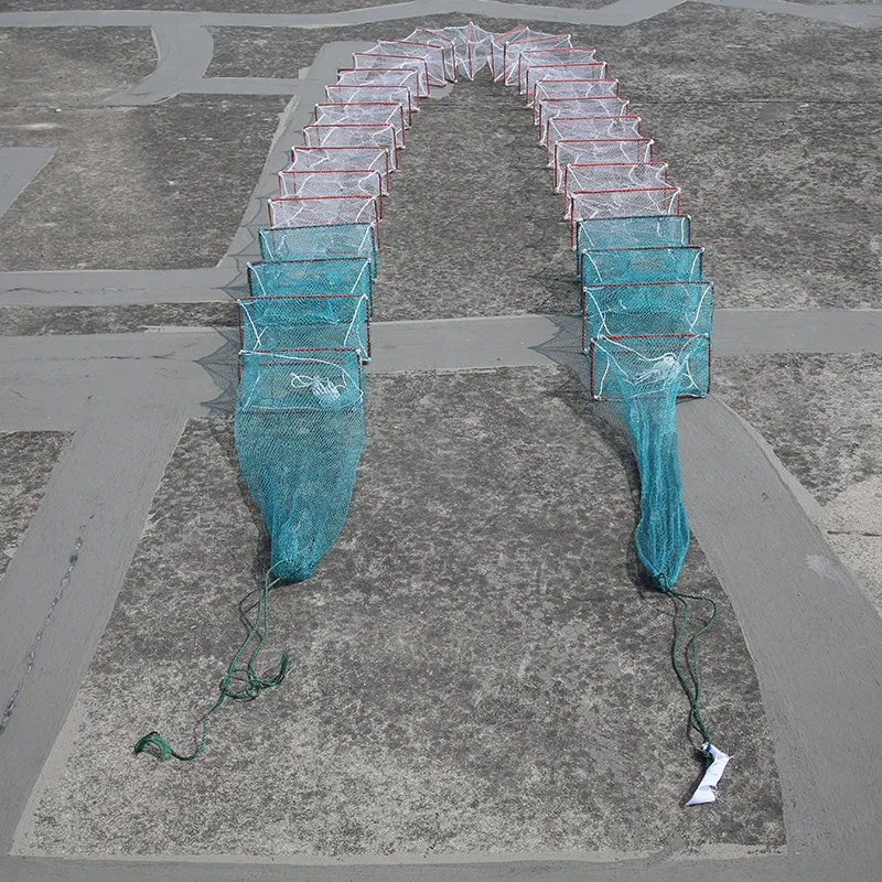 Fishing Net Trap For Crab Lobster Shrimp 18CM*32CM*29sections fishing trap made in China