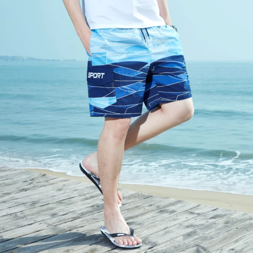 Swimming trunks for men summer cotton personalised beach pants board shorts mens