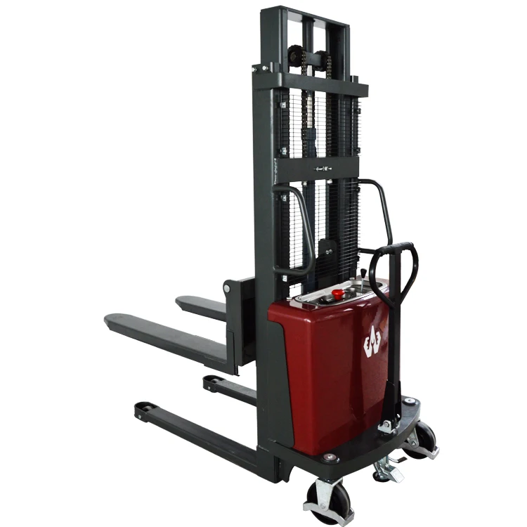 high quality semi electric forklift pallet stacker semi-electric forklift jack stacker