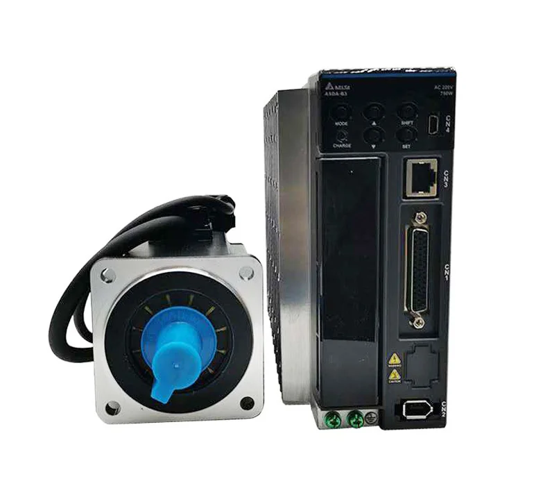 Серводвигатель переменного тока комплект 0.2kw Delta B3 сервопривод 17bit кодировщик ASD-B3-0221-L + ECM-B3M-C20602RS1 гравировальный станок сервопривода мотор 200w