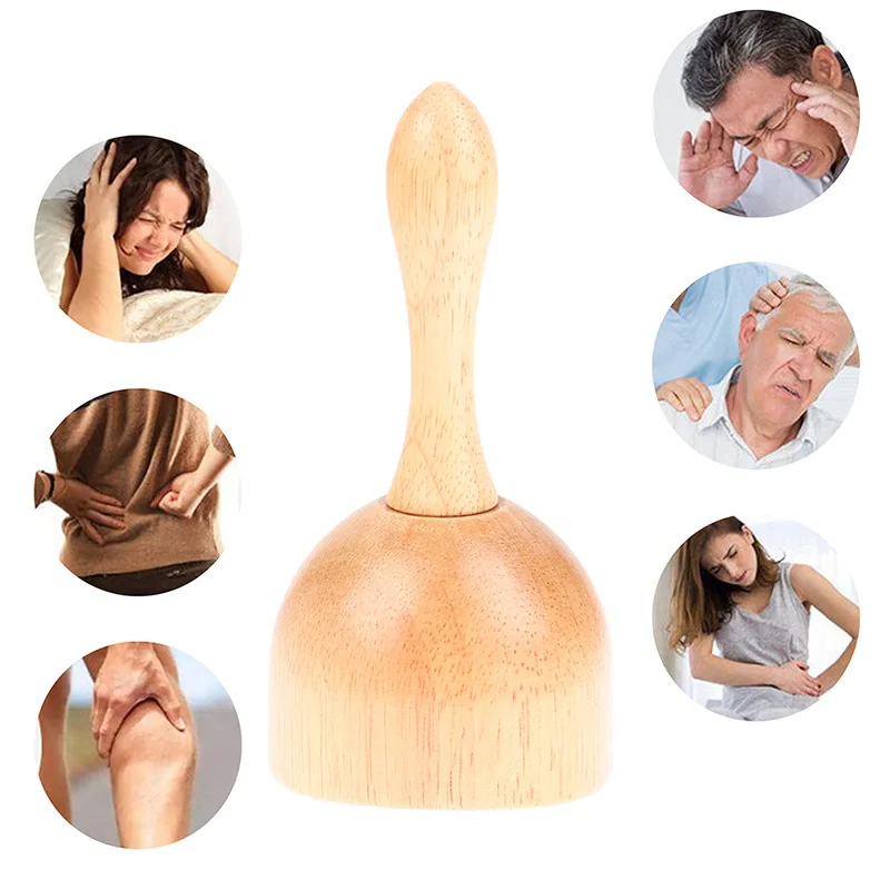 Wooden Swedish massage Cup - Manual anti cellulite suction cup, wood treatment, for lymphatic drainage, madertherapy,