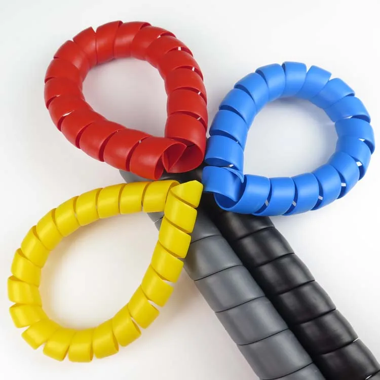 Hydraulic Hose Protector Spiral Wound Flexible Plastic Moulding