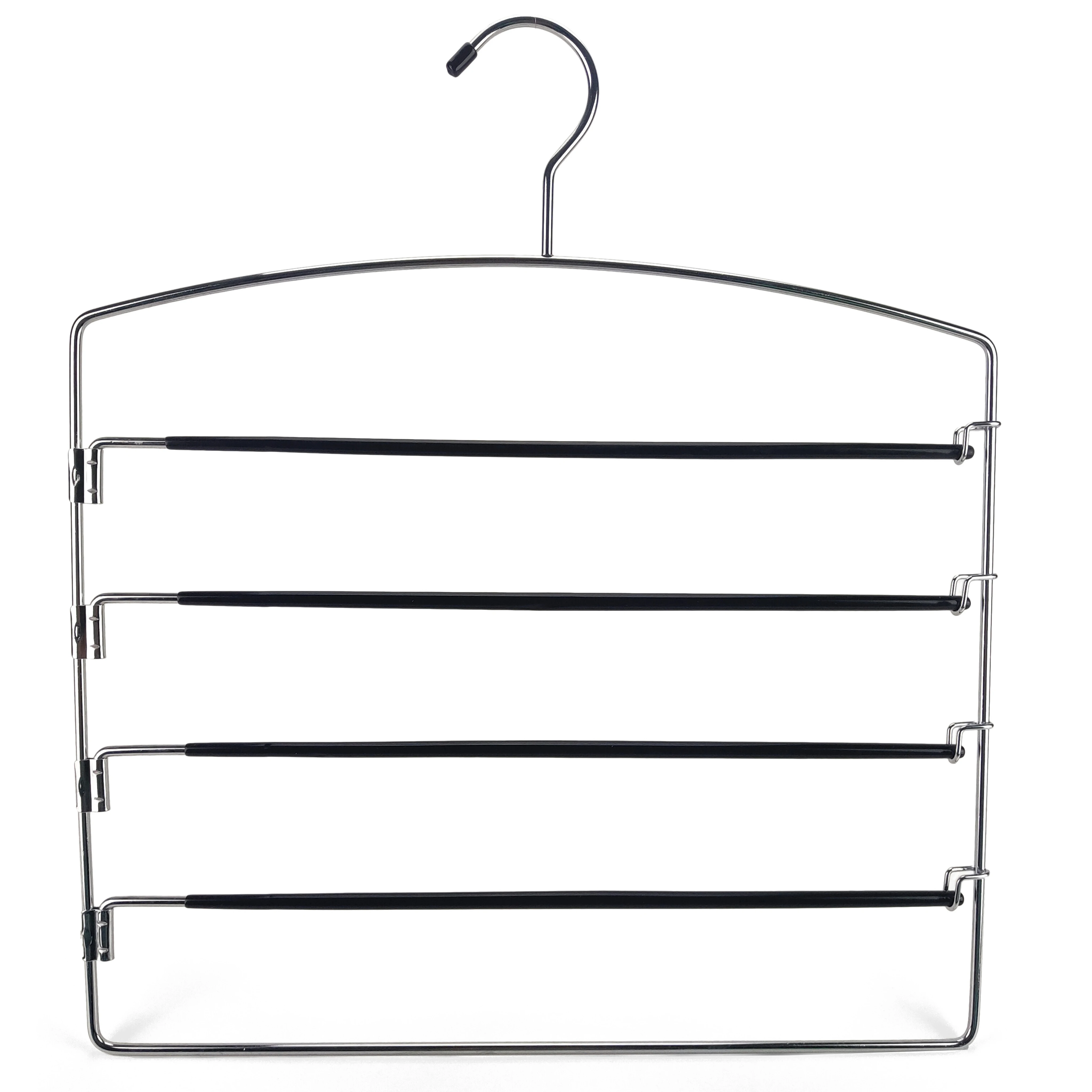 
Chrome towel hanger with flocked bar 