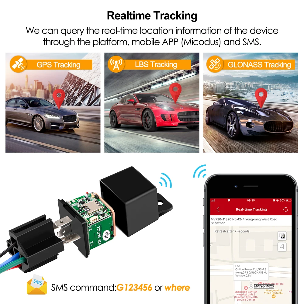 Мини gps Трекер Мотоцикл Портативный и мульти Сигнализация 4g мотоцикл автомобиль