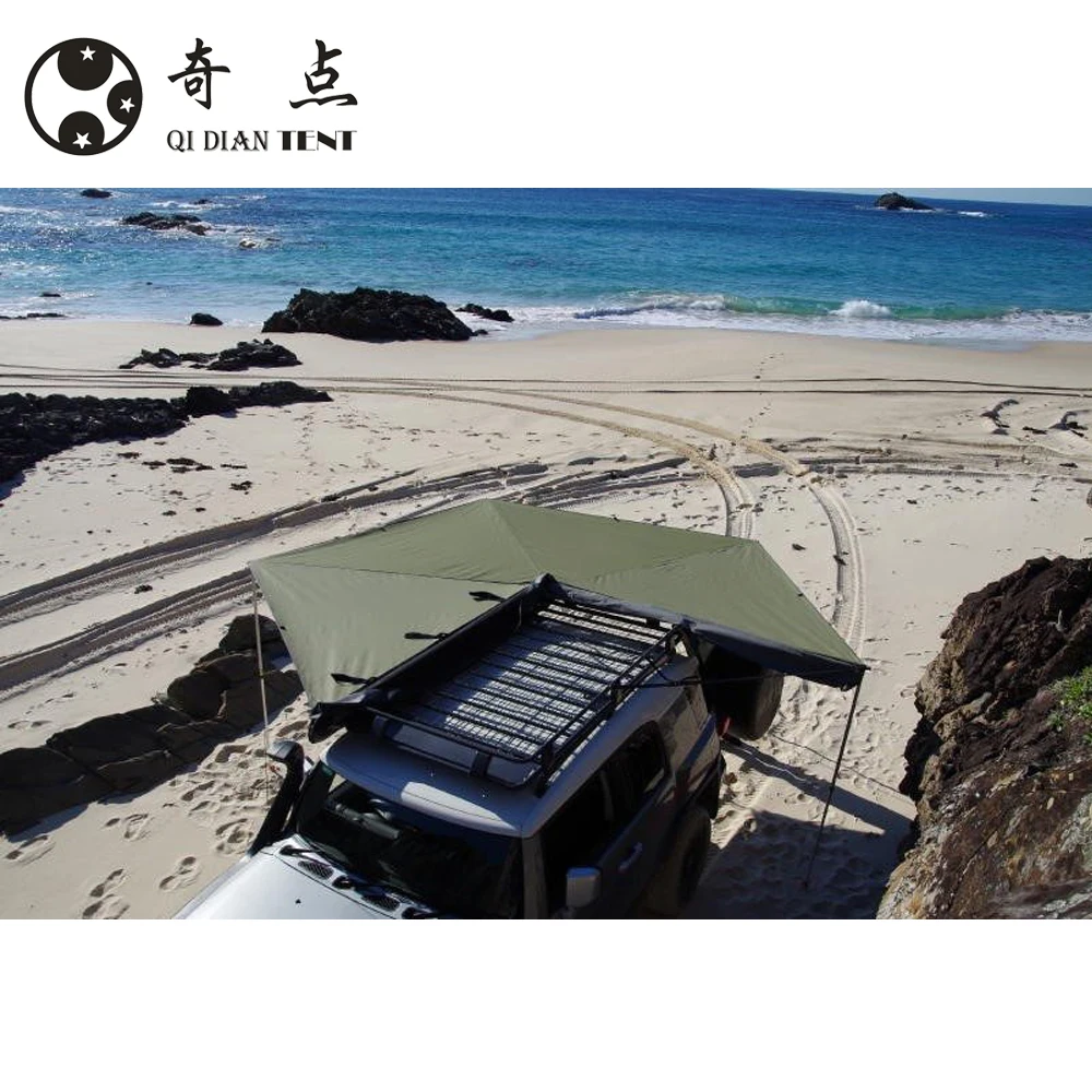 China Factory Manufacturer Supplier RV Car Foxwing Awning Side Tent Wing Awning 2.1m Radius Size Waterproof UV Proctected