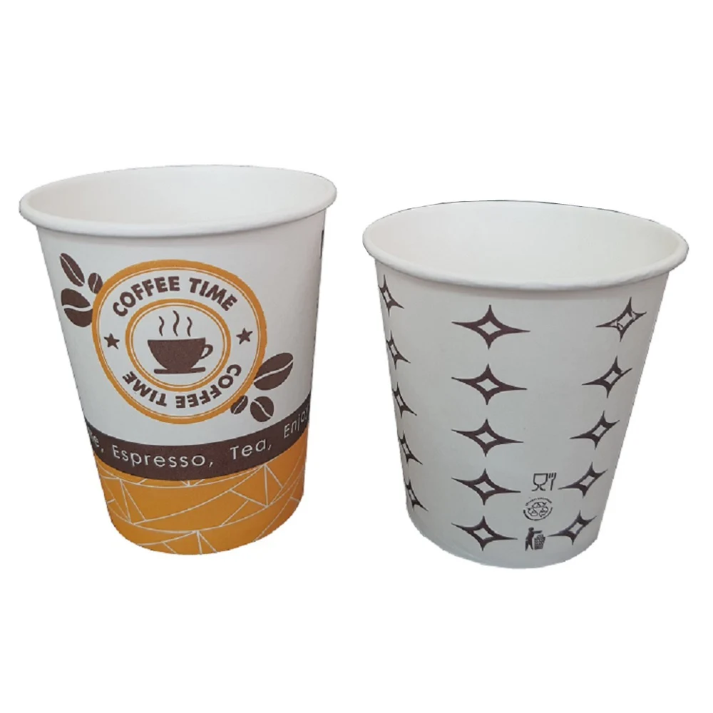 Custom Food Grade Packaging Dessert Paper Cup Hot Tea Coffee Cup